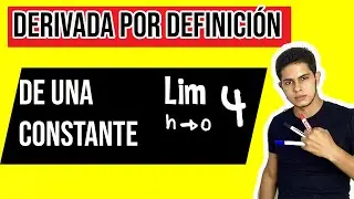 Derivada por Definición de una constante | LO QUE NECESITAS SABER!