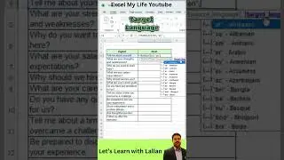 Translating Text from English to Hindi in Excel,#excel,#viralreels,#viral,#exceltips,#exceltricks