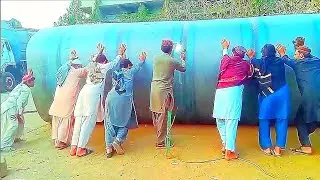 how to making truck Oil tanker modified Pakistani truck workshop