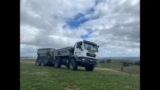 Spreader truck ride along | MAN TGM 18.320 4x4