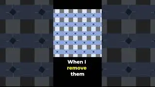 Are these blue lines slanted? #opticalillusion #puzzle #shorts
