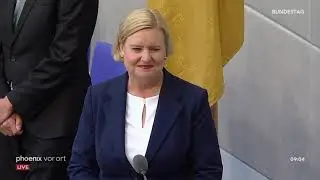 Vereidigung von Eva H&ouml;gl (SPD) als neue Wehrbeauftragte des Bundestages