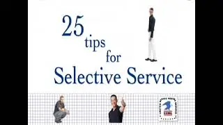 No Drivers License without Registering for Selective Service - Tips for Selective Service (21/25)