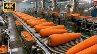 Inside the Advanced Carrot Processing Line: Full Journey Carrot from Farm to Packaging