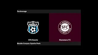Scrimmage B2013 CFA Escola v. Slammers FC