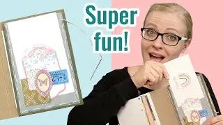 Прозрачный карман с вытачкой! &bull; Учебник по ведению журнала &laquo;Junk Journal&raquo;