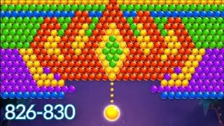 Bubble Shooter Gameplay Walkthrough Level 826-830