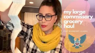 Large Commissary Grocery Haul | Pantry Restock | What I bought | Feeding A Family Of Six