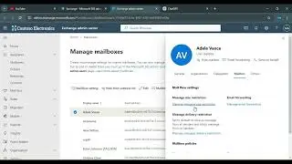 Exchange Admin Portal