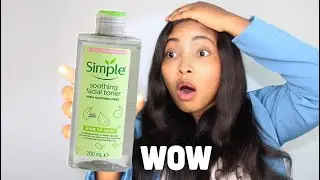 simple FACIAL TONER BENEFITS plus REVIEW | I tried simple facial toner AFFORDABLE SUPERDRUG product