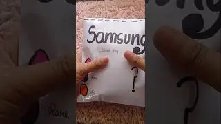 Samsung blind bag #blindbag #shorts #samsung #phone #asmr #squishy #unboxing #yt #papercraft #paper