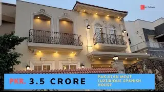 A Spanish Architect Design By Fast Builders. 10 Marla Modern House Bahria Town Islamabad. Lahore.