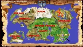 HOW BIG IS THE MAP in The Elder Scrolls: Arena?