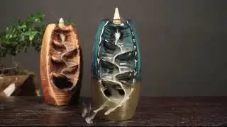 AURA FLOWING INCENSE - CERAMIC FRAGRANCE FIREPLACE
