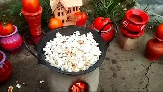🍅 Perfect Miniature Popcorn 🍿| Mini  Popcorn Recipe | Miniature  Cooking | Tiny Cooking