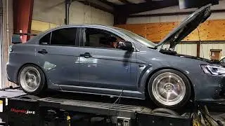 MKC Performance - 08 Evo X in for its Modified by KC FlexFuel calibration