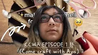 Come Craft with Ava!! Ep. 1 (Dont mind the thumbnail I tried.) #Pintrest #Notmyidea