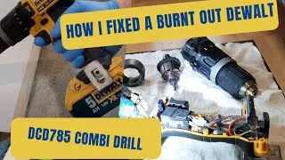 How To Replace Armature and Brushes in a DCD785 Dewalt drill