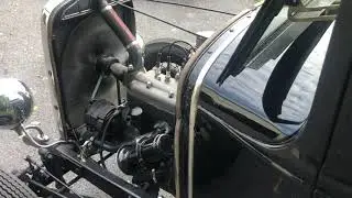 1930 Ford Model A Coupe Ahooga Horn
