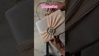✨ Meesho finds ✨ designer clutch review #meeshofinds #clutch #shorts #youtubeshorts
