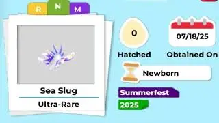 Sea Slug Neon & Mega Neon in Adopt me