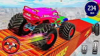 Monster Truck Mega Ramp Impossible Driver - 4x4 Ultimate Car Stunts GT Racing - Android GamePlay