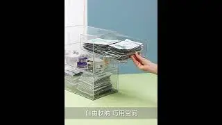 Choice Fun Recommended: Plastic Portable Acrylic Cosmetic Storage Box Makeup Organizer