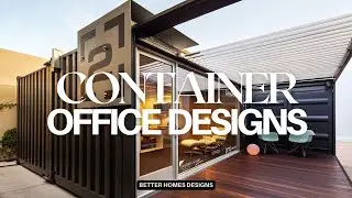 AMAZING! SHIPPING CONTAINER OFFICE DESIGN IDEAS | BEST MODULAR HOMES OFFICE CARGO SHIPPING CONTAINER