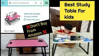 😰❌ Amazon Study Table unboxing ❌|Best Table for Students| Bed Table Review |Laptop Table Review