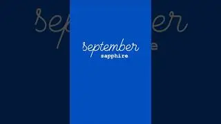 The Sapphire September Birthstone Collection #jewelry #sapphire #birthstone #september #metalsmith