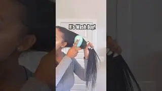 Как подготовить натуральные волосы к мытью! #шорты