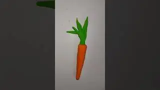 How to Make Carrot with Clay / Vegtables on clay