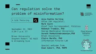 Live discussion: Can regulation solve the problem of misinformation?