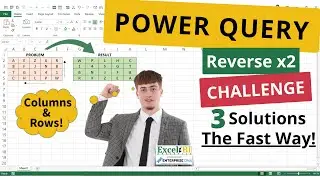 Easily Reverse Rows AND Columns in Power Query: 4 Quick Clicks