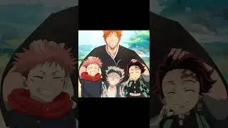 Father of new big 3 ️ #Bleach #Ichigo #SoulReapers #OnePiece #Luffy #StrawHatPirates #Naruto #Sasuk