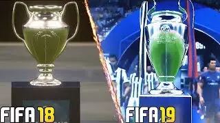 FIFA 19 Vs FIFA 18 | UEFA Champions League  