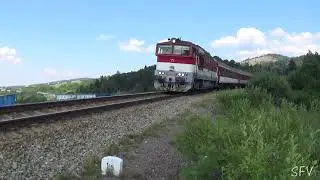 Vlaky Slovensko - ZSSK 754.005 na Os 5620 v Turci