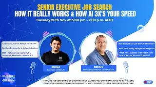 Senior Executive Job Search: How it really works and How AI 3X's Your Speed