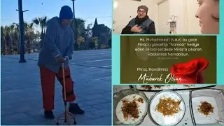 AH BU MİGREN...YENGEMİN TEMİZ HAVADA YÜRÜYÜŞÜ...MİRAÇ KANDİLİMİZ MÜBAREK OLSUN...CANIM TATLI İSTERSE
