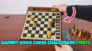 Gambit Voice Chess Challenger vs. Novag Sapphire II Chess Computer 🟡 Gadgetify