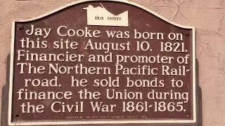 Jay Cooke's House Sandusky Northern Pacific Railroad Birthplace