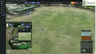 GoodAI Groundstation demo: drone follows person