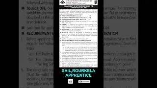 SAIL,ROURKELA APPRENTICE