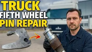 How to Repair Truck Fifth Wheel Lock Pin | Heavy Duty Truck Fix repairing 2025 amazing new technique