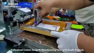 RECHI |Custom Counter Acrylic Display Manufacturing Factory| How To Make Acrylic Hanging Signage