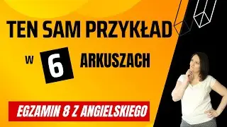 Ten sam przykład w 6 arkuszach! Uzupełnianie luk w dialogach.  Egzamin 8 z angielskiego.