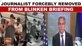 Pro-Gaza Protesters Disrupt Antony Blinken's Speech, Accuse Him Of Complicity | India Today