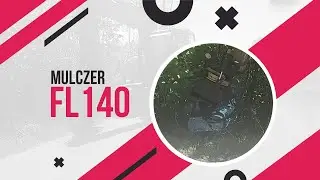 Mulczer C4 FL140 na koparce Caterpillar 313 pracujący przy drodze - adstechnic.pl (2025)