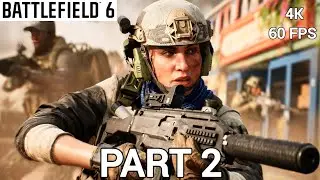 Battlefield 6 Campaign Gameplay Part 2 - Stealth Mission in Cairo (4K 60FPS)
