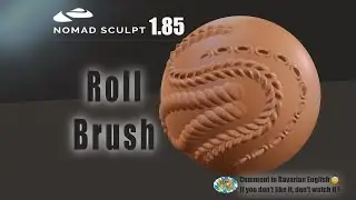 Nomad Sculpt &mdash; Кисть-валик и альфа-запекание &mdash; Учебное пособие (V1.85 &mdash; 21.3.2024)
